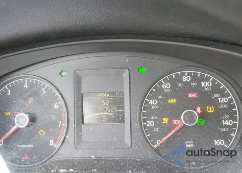 2011 Volkswagen Jetta 2.0L S from USA, damaged, VIN 3VW2K7AJ2BM052925